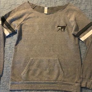 Alternative Earth grey & black crew sweatshirt Lax